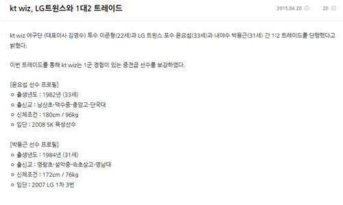 사진=KT위즈 홈페이지 캡처